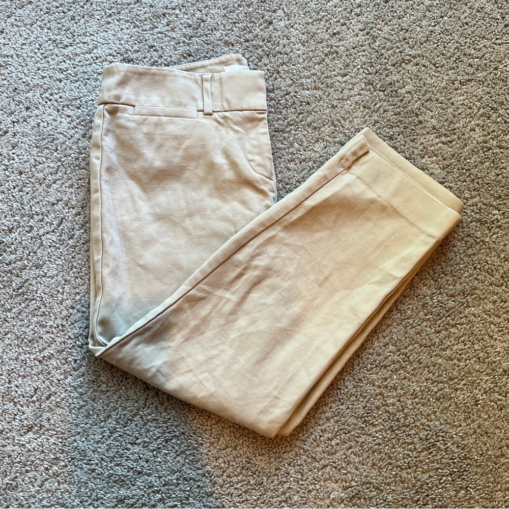 Loft Tan Crop Capris